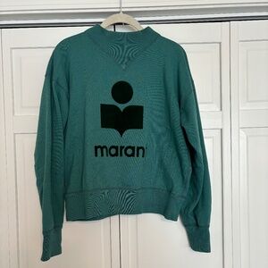 ISABEL MARANT ÉTOILE Green Moby Sweatshirt